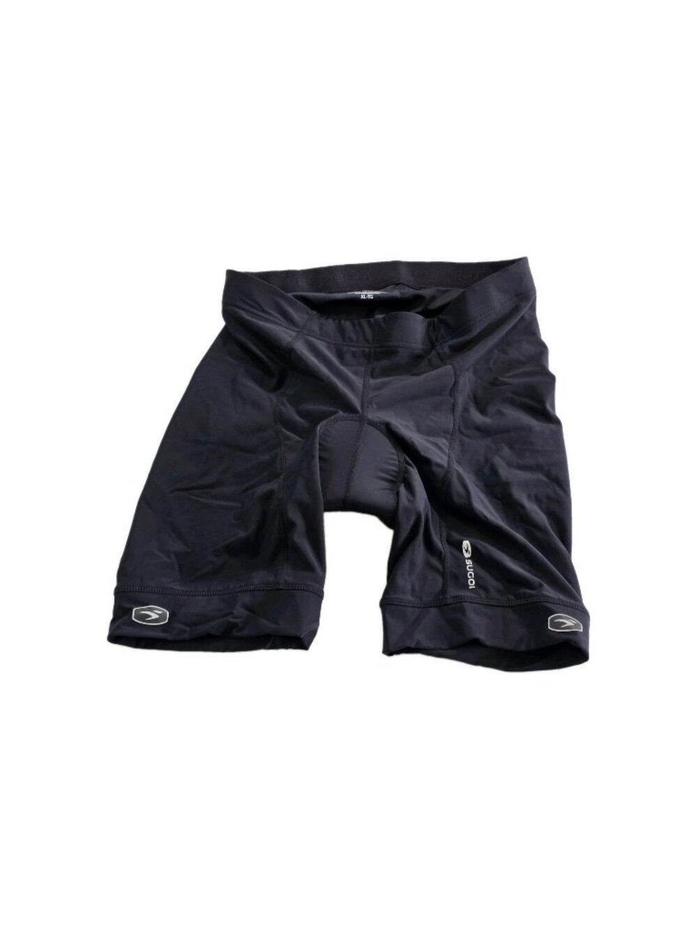 Sugoi Classic Shorts Padded Cycling XL Black RC 100 Chamois Foam Elastic Waist